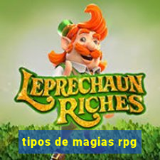 tipos de magias rpg